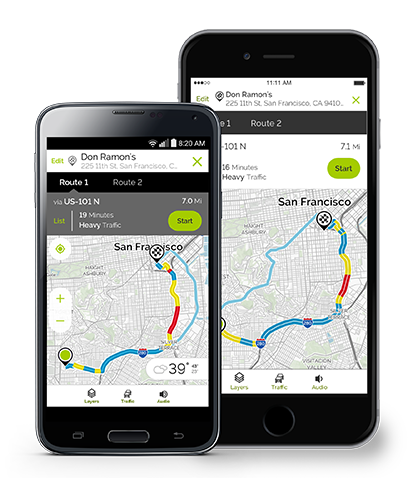 MapQuest releases place sharing and traffic rerouting to mobile product